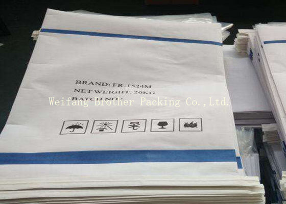 Plastic Laminated Kraft Paper Bag For Anticorrosion Coating , High Resistant