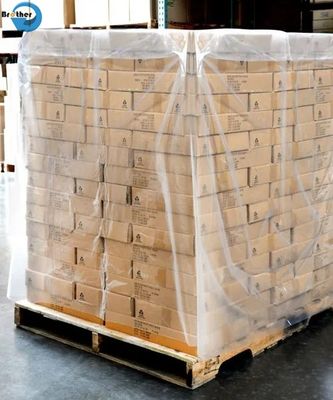 PE Pallet Cover Bags Square Bottom Bag Polythene Wholesale Waterproof Reusable Pallet Wrap Covers Factory Price