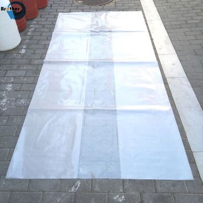 Anti Rain Plastic Pallet Cover 100mic Wholesale Waterproof Reusable Film Transparent Pallet Wrap Covers Factory Price