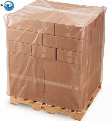Dirt Repellent Pallet Cover 100mic Wholesale Waterproof Reusable Pallet Wrap Covers Factory Price Transparent