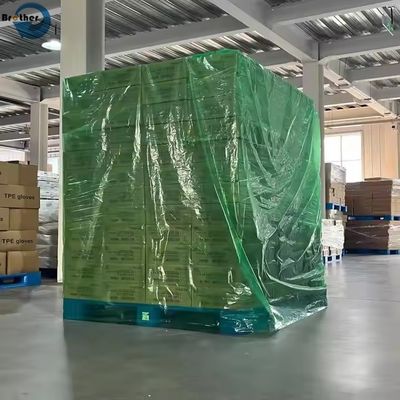 Transparent Color Plastic Pallet Cover Bags Wholesale Waterproof Dustproof Customized Reusable Products