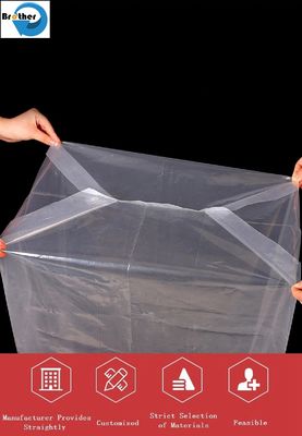 Reusable PE Film Pallet Covers Wholesale Waterproof Pallet Wrap Anti Rain Square Bottom Bag Holding Cargo