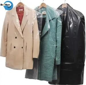 Eco-Friendly Plastic Garment Clothes Covers Bags, Biodegradable Material, Custom Sizes Available