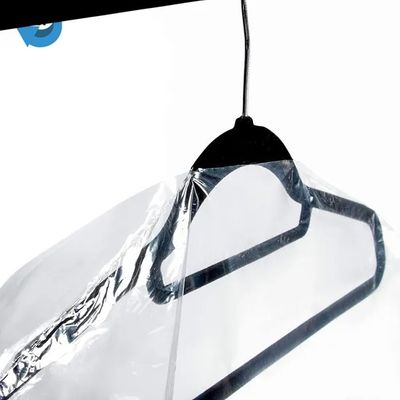 White Clear Disposable Plastic Garment Bags: Clothing Dust Covers, Customizable Size, Perfect for Garment Storage & Protection