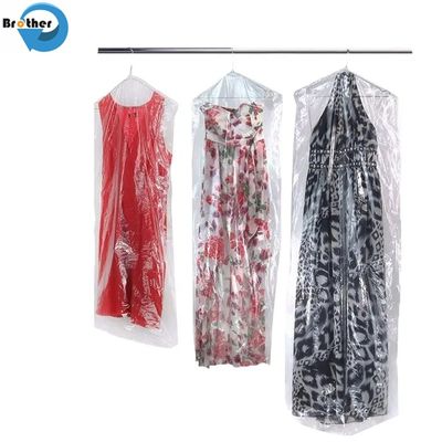 Wholesale Cheap Into Rolls of Disposable Clothing Dust Bag Waterproof Clear Plastic Garment Cover with Printed