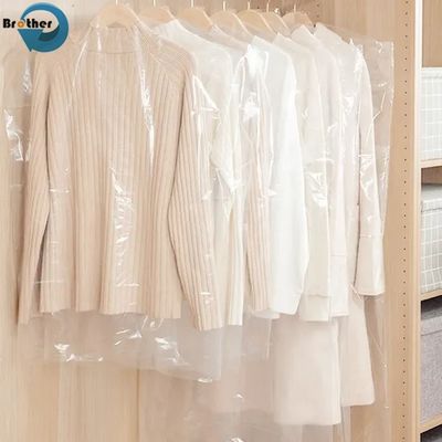 Lightweight Disposable Plastic Garment Cover Bags for Dry Cleaners: Protective, Strong, Perfect for Clothes Storage
