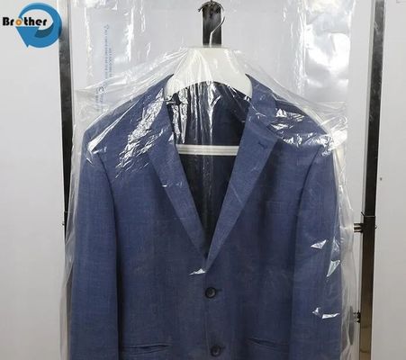 Lightweight Disposable Plastic Garment Cover Bags for Dry Cleaners: Protective, Strong, Perfect for Clothes Storage