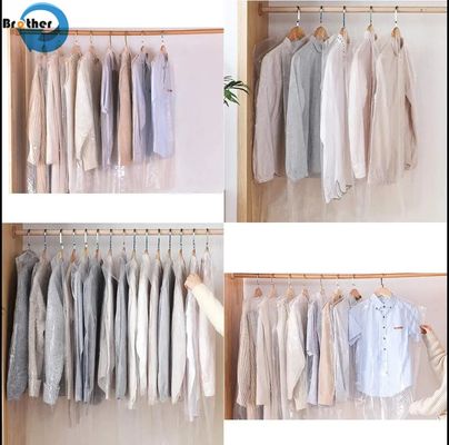 White Black Clear Disposable Plastic Garment Bags Plastic Garment Cover for Dry Cleaning Industry