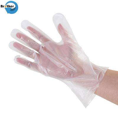 Disposable Biodegradable Compostable Plastic Gloves Customized Color for Kitchen