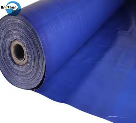 Blue Orange PE Tarpaulin Roll Packing