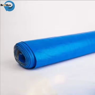 High Cost Performance PE Waterproof Reinforced Tarpaulin Fabric With White Color 150gsm