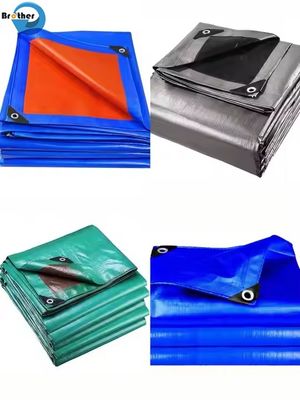 ￼ Waterproof All-Purpose PE Woven Tarpaulin Polyethylene Tarp Cover Wholesale HDPE Tarpaulin Roll
