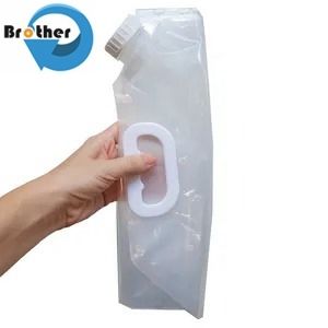 Cubitainercross-Border Wholesale 5-20L Transparent Soft Plastic Water Bucket Folding Outdoor Bucket Folding Bucket Soft Pail