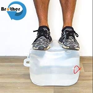 Cubitainercross-Border Wholesale 5-20L Transparent Soft Plastic Water Bucket Folding Outdoor Bucket Folding Bucket Soft Pail