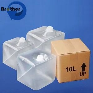 Cheap Price 10L 20L Plastic Cubitainer Bag Good Seal No Leak Foldable Jerry Can with Holes Tap for Storage Without Handle