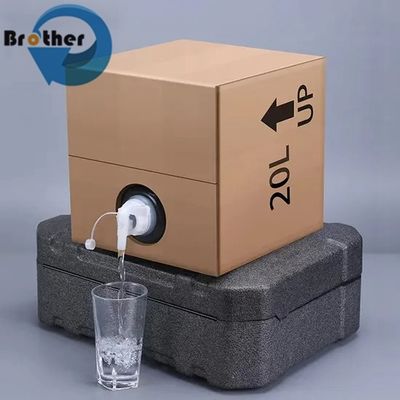 Laboratory 5L 10L 20L LDPE Plastic Collapsible Cubitainers for Ultrasound Gel Premium Disposable Plastic Packaging