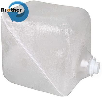 Foldable 5-20L Aseptic Plastic Cubitainer Lid Chemical Liquid Soy Sauce Sake Medical Gel Formalin Storage Medical Kitchen Use