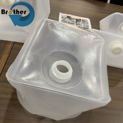 LDPE Cubitainer Folding Soft Bucket for Soy Sauce, Sake, Liquid Fertilizers, Medical Reagents, Fine Chemicals 5L 8L 10L 15L 20L