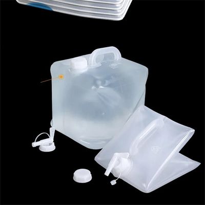 Cubitainer Stock 10-20L Cross-Border LDPE Food Grade Foldable Water Storage Bucket Square Plastic Soft Water Bag with Tap