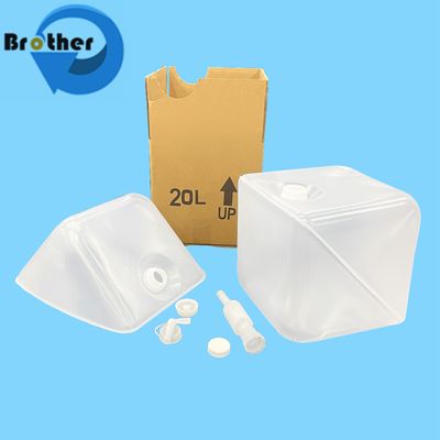 Wholesale 5 Gallon Soft Plastic Bucket with Handle Collapsible Storage Cubitainer Empty Drums for Sale