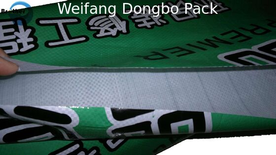 Rice / Fertilizer Packaging Pp Woven Laminated Bag , Bopp Packaging Bags Moisture Proof