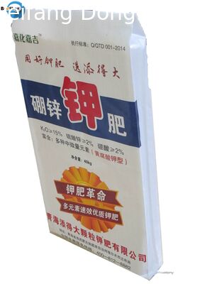 Tube Shape 25KG BOPP Laminated PP Woven Bags Recyclable For Flour Packaging