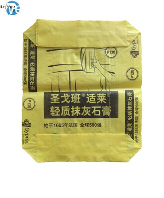 Tube Shape 25KG BOPP Laminated PP Woven Bags Recyclable For Flour Packaging