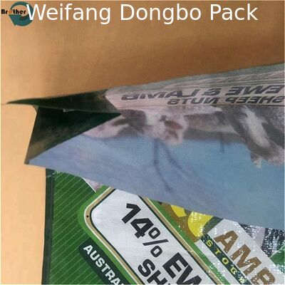 25kg Empty Polypropylene Plastic Woven Sack Anti Slip Surface For Cement / Fertilizer