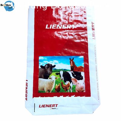 Food Packaging BOPP Laminated PP Woven Bags Polypropylene Sacks Eco - Friendly