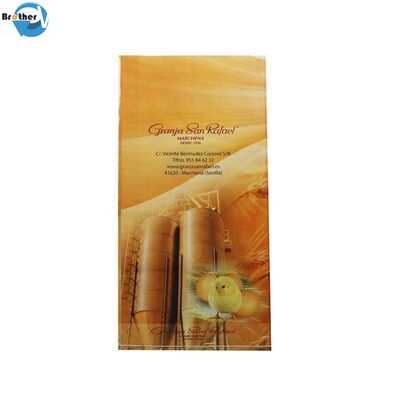 Packing Rice / Flour BOPP Laminated PP Woven Bags Temperature Resistant