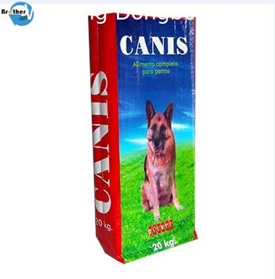 Packing Rice / Flour BOPP Laminated PP Woven Bags Temperature Resistant