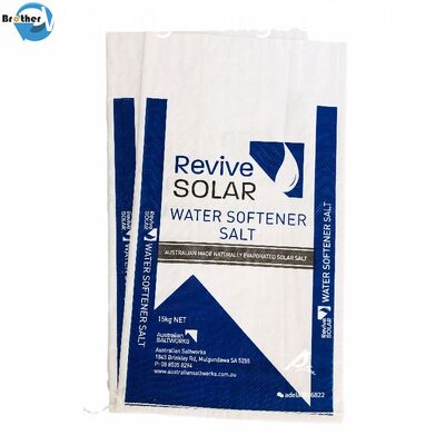 Water Resistance BOPP Laminated PP Woven Bags Circular Construction For Animal Foods