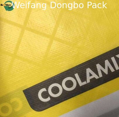 Customized Size BOPP Laminated PP Woven Bags For Chemical Meterial Packaging
