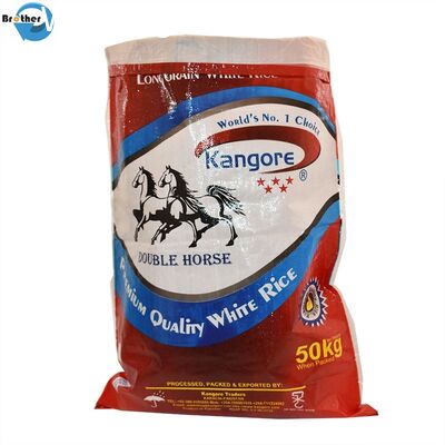 50KG / 100KG BOPP Laminated PP Woven Bags For Packing Wheat / Cement