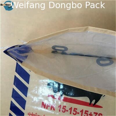 High Strength Laminated Polypropylene Bags Rice Packing With Double Stitches