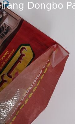 Food Packaging BOPP Laminated PP Woven Bags Polypropylene Sacks Eco - Friendly