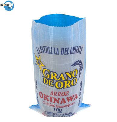 Food Packaging BOPP Laminated PP Woven Bags Polypropylene Sacks Eco - Friendly