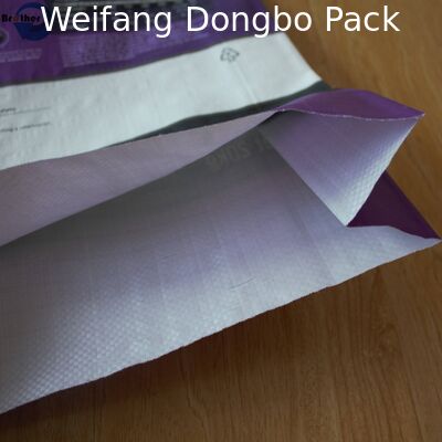 Food Packaging BOPP Laminated PP Woven Bags Polypropylene Sacks Eco - Friendly