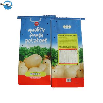 25kg Empty Polypropylene Plastic Woven Sack Anti Slip Surface For Cement / Fertilizer
