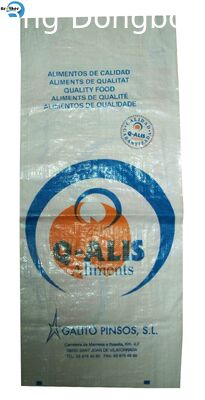 Gusset Side BOPP PP Laminated Woven Bags / Polypropylene Packaging Bags