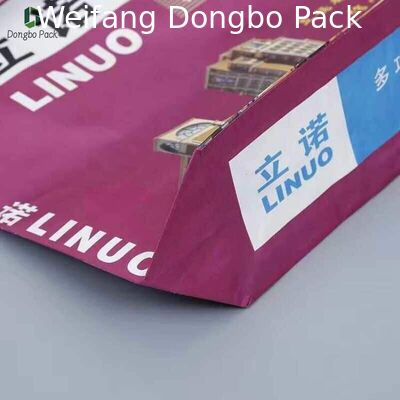 25 Kg Flour Soybean Packaging Bag High Glossy Plastic Laminated Sheet