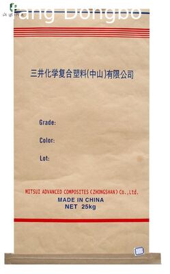 Paper - Plastic Compound PP Woven Bag For Mineral , Sand , Cement Packing