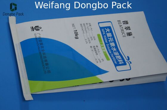 Kraft Paper Plastic Polypropylene Woven Composite Cement Bags 25kg / 50kg Various Colors