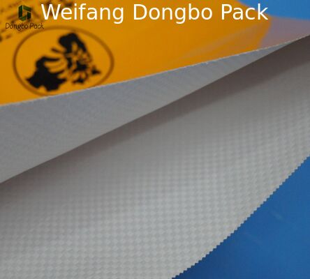 Kraft Paper Plastic Polypropylene Woven Composite Cement Bags 25kg / 50kg Various Colors
