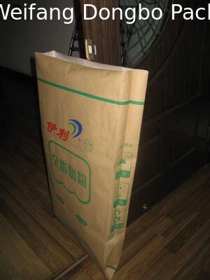 Plastic Laminated Kraft Paper Bag For Anticorrosion Coating , High Resistant