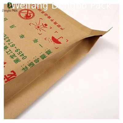 Plastic Laminated Kraft Paper Bag For Anticorrosion Coating , High Resistant