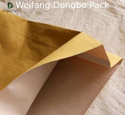 Plastic Laminated Kraft Paper Bag For Anticorrosion Coating , High Resistant