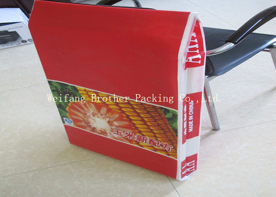 Flour / Rice Bulk Packaging Bopp Laminated Bags With High Tensile Strength