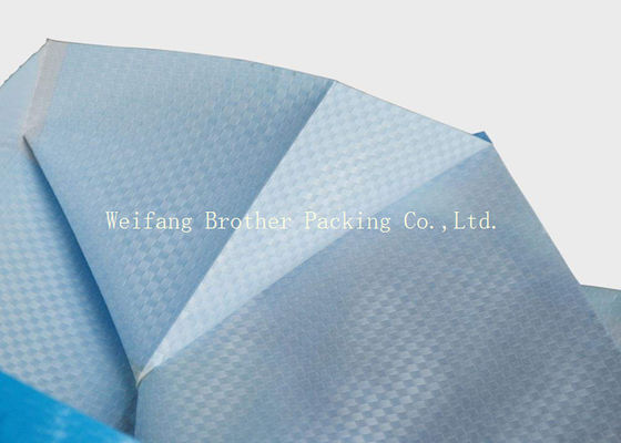 Light Weight BOPP Laminated PP Woven Bags Gravure Printing For Flour Packaging