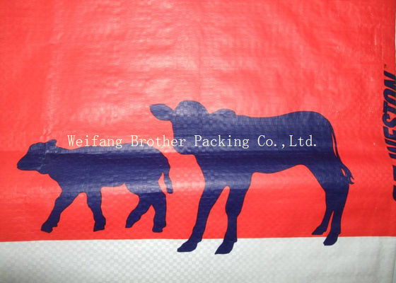 Anti Slip 50LB BOPP Laminated PP Woven Bags Polypropylene Packaging Bags 20Kg